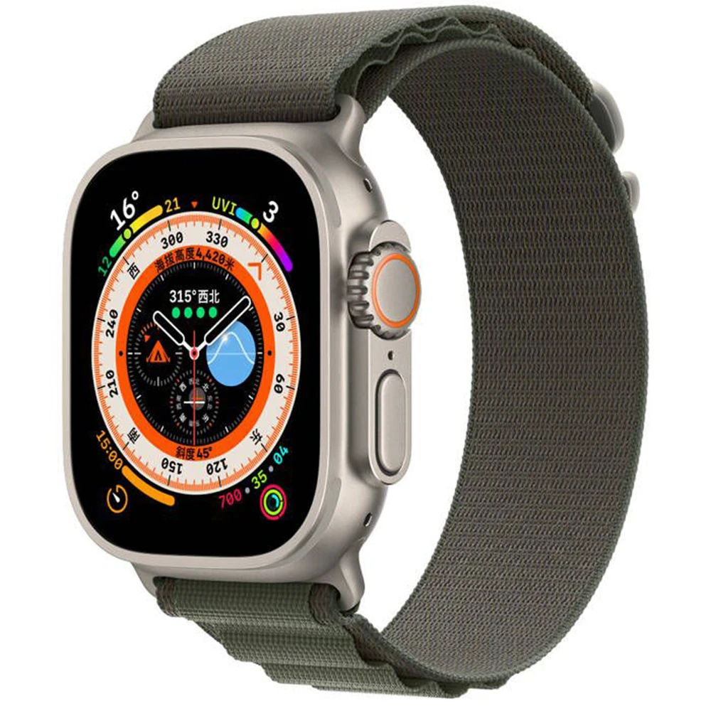 Alpine Loop Band for Apple Watch 49mm 45mm 44mm 41mm Nylon Sport Strap for iwatch series Ultra 8 7 6 5 4 Wrist Bracelet Newest enlarge