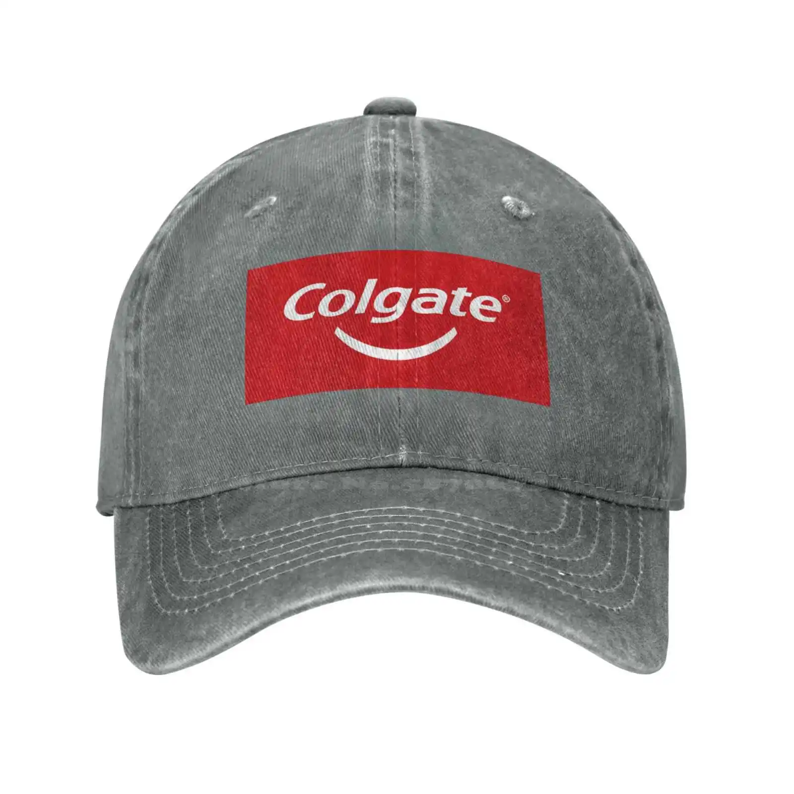 Модная качественная джинсовая бейсболка с логотипом Colgate