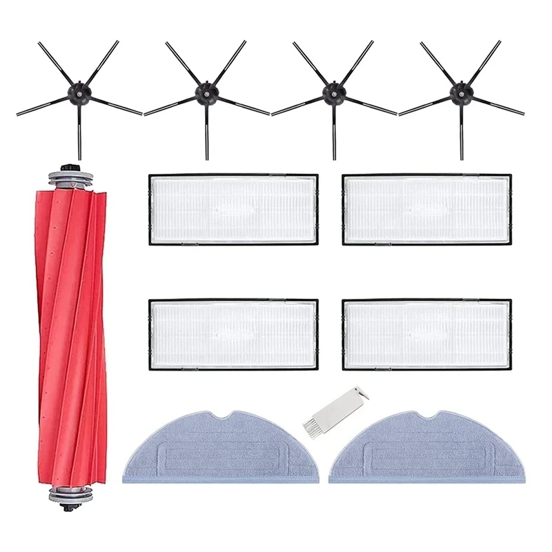 

Replacement Part Main Brush Side Brushes HEPA Filter Compatible For Roborock S7 T7S Vacuum Cleaner Accessories