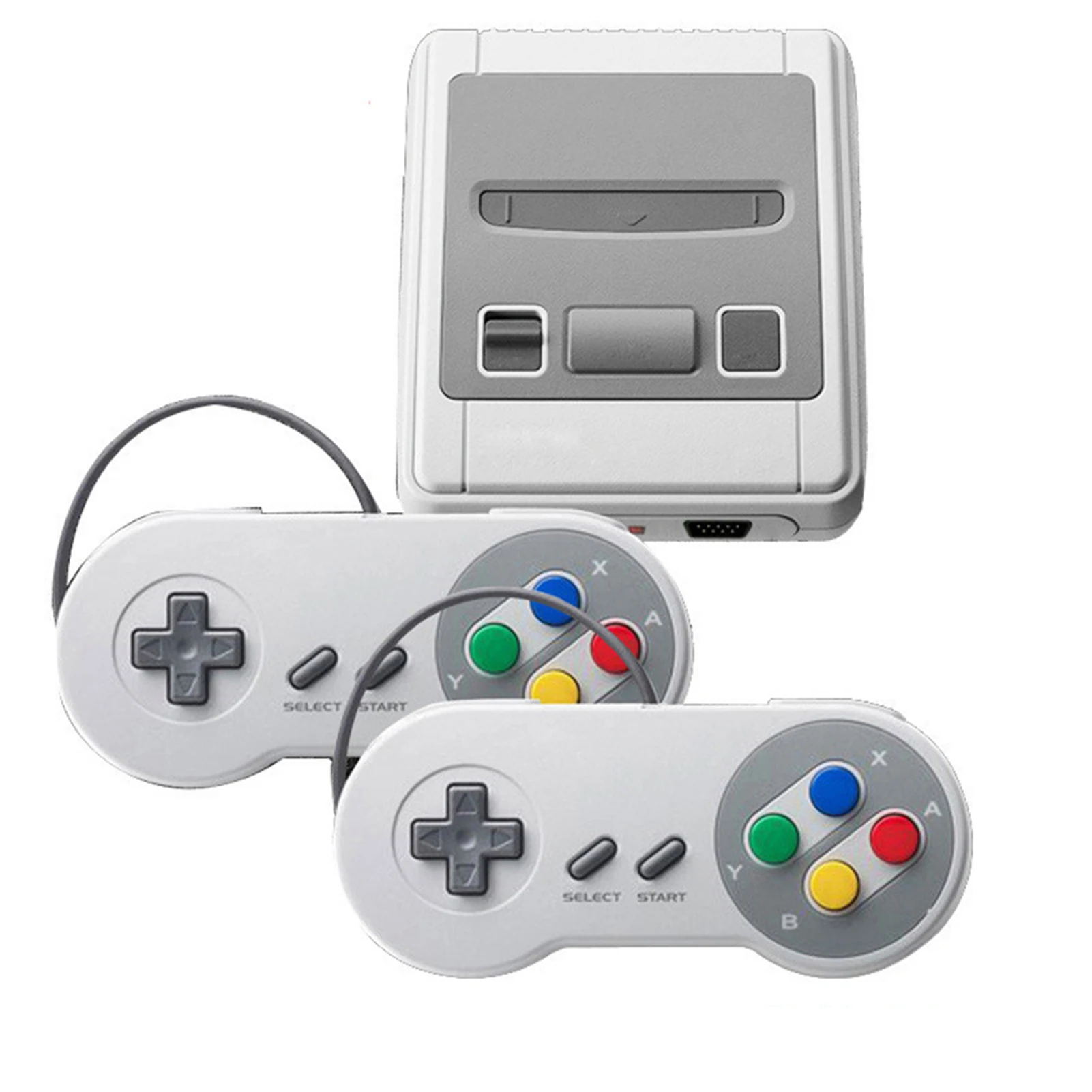 Mini HD TV Video Game Console Handheld Retro Family Game Console Built-In 620 Classic For SNES Games Dual Gamepad PAL&NTSC images - 6