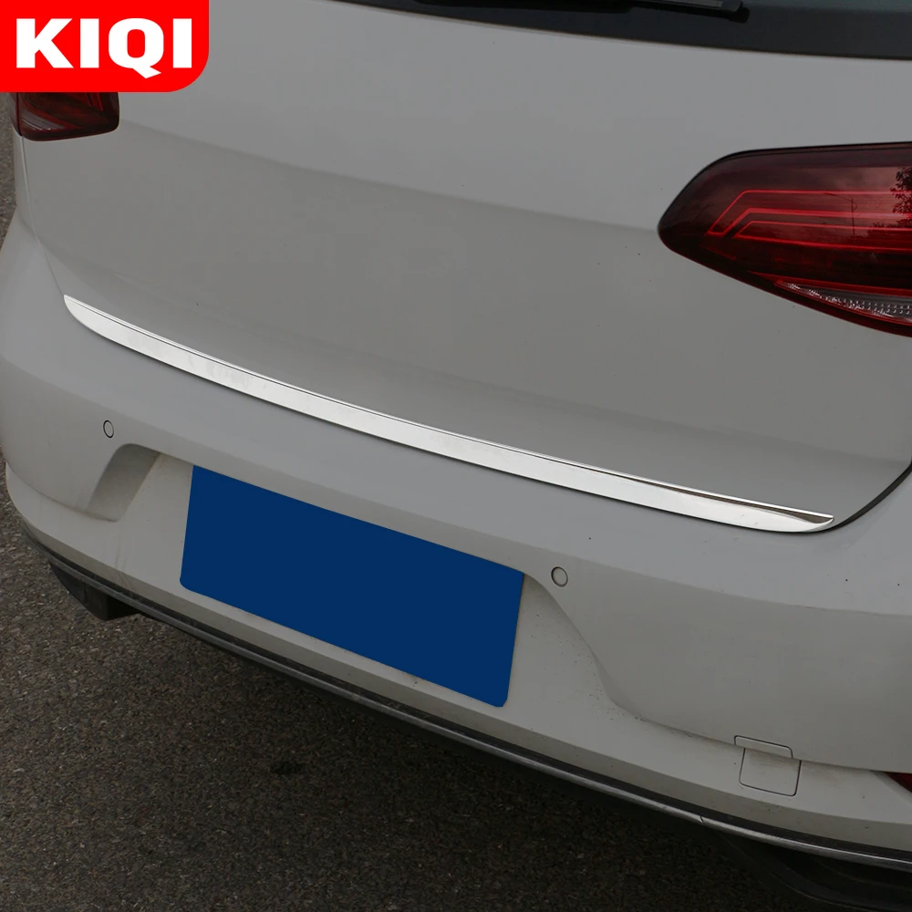 

KIQI Car Rear Door Trunk Cover Tailgate Trim for Volkswagen VW GOLF 7 MK7 7.5 MK7.5 2012-2019 Hatchback Tail Gate Garnish Strip