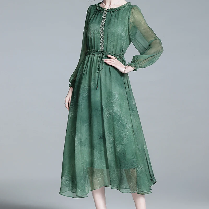 Женское платье EVNISI тай-дай из полиэстера