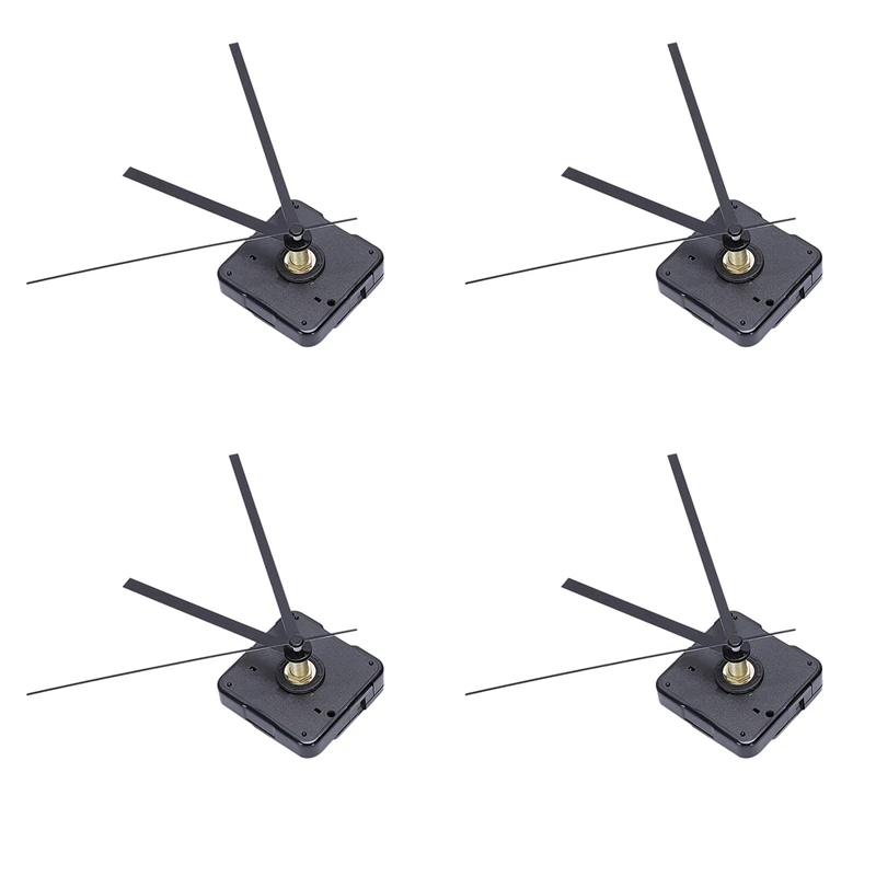 

4X Clock Mechanism DIY Kit Mechanism For Clock Parts Wall Clock Quartz Hour Minute Hand Quartz Clock Movement Home-FS-PHFU