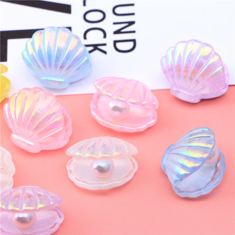 10 шт. разноцветные ракушки с жемчугом |