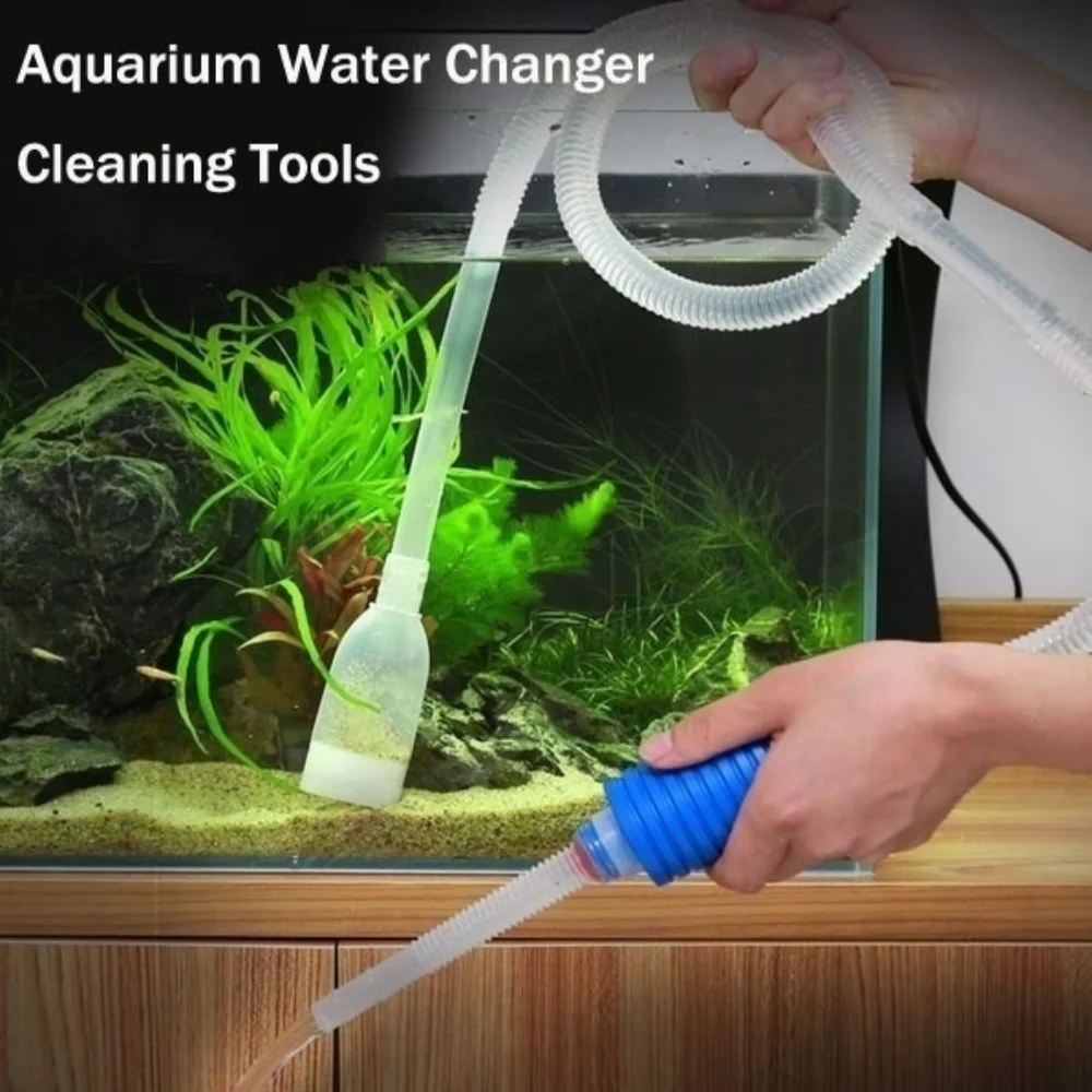 

Aquarium Fish Tank Water Pump Vacuum Siphon Gravel Cleaner Tool