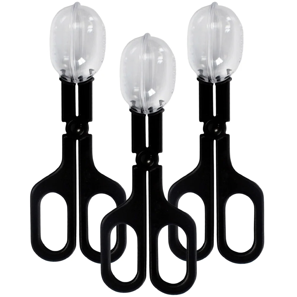 

3 Pcs Animal Feeding Clip Pooper Scooper Hamster Hedgehog Hamster Supplies Plastic Hamster Waste Scoop Pooper Scooper