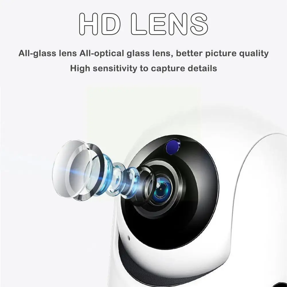 

Remote Monitoring Wifi Camera 1080p Ip Baby Monitor Surveillance Security Webcam Home 360°cctv Video Camera S1n5