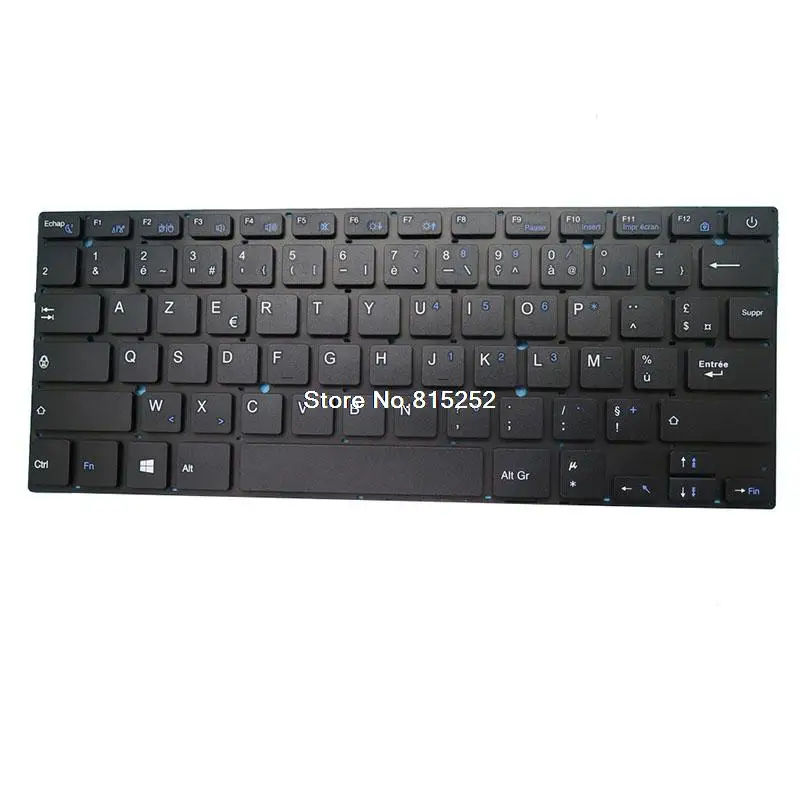 

Клавиатура для ноутбука Archos 140 Cesium AC140CSV5 France FR, черная, без рамки