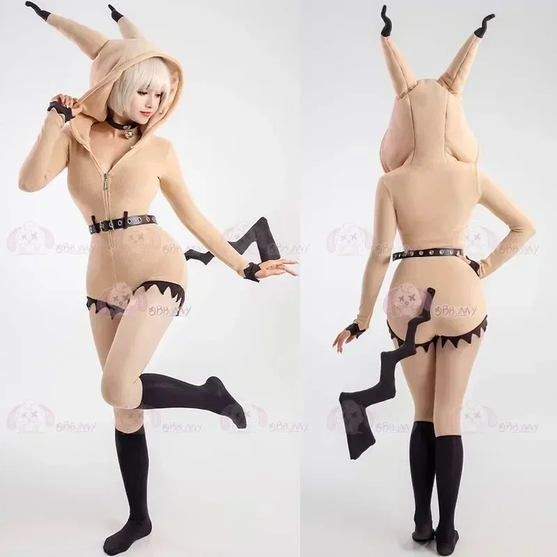 Аниме Mimikyu костюмы для косплея комбинезоны домашняя одежда игра униформа ролевых