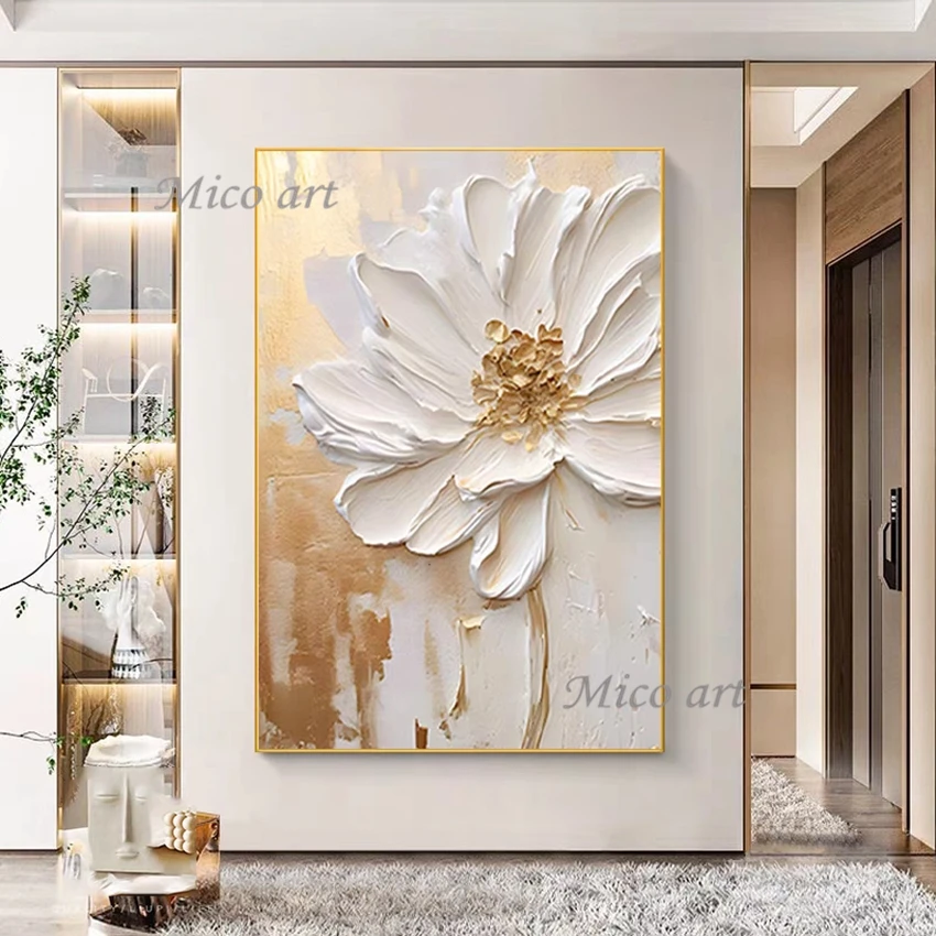 

Картина маслом «Цветок»