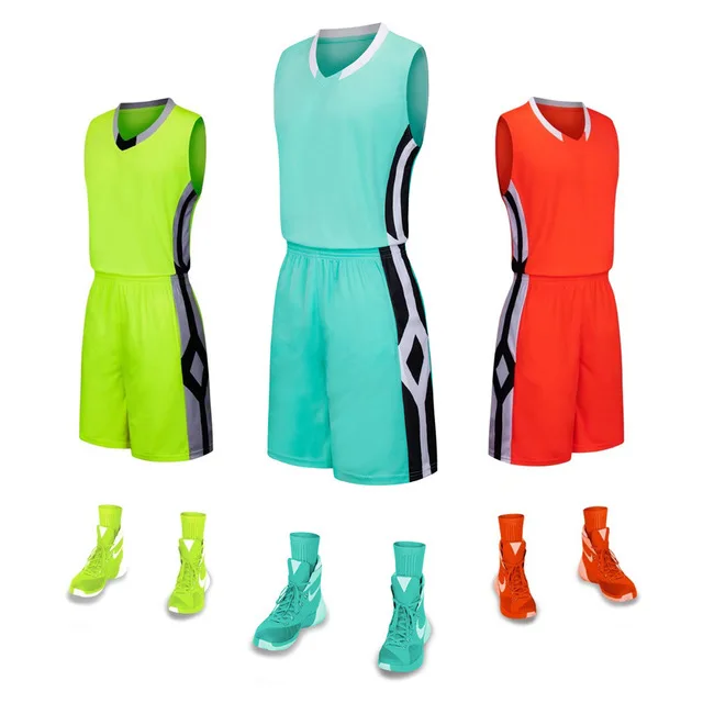 

2019 new Men and Women basketball clothes sweat-absorbent breathable and quick-drying, Can be customized.