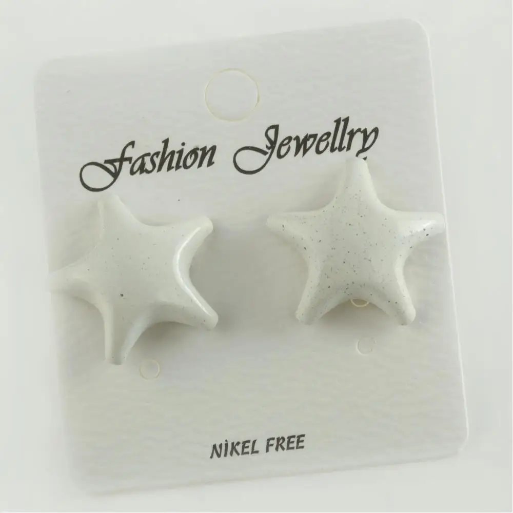 

Star Figured Cabochons Earrings