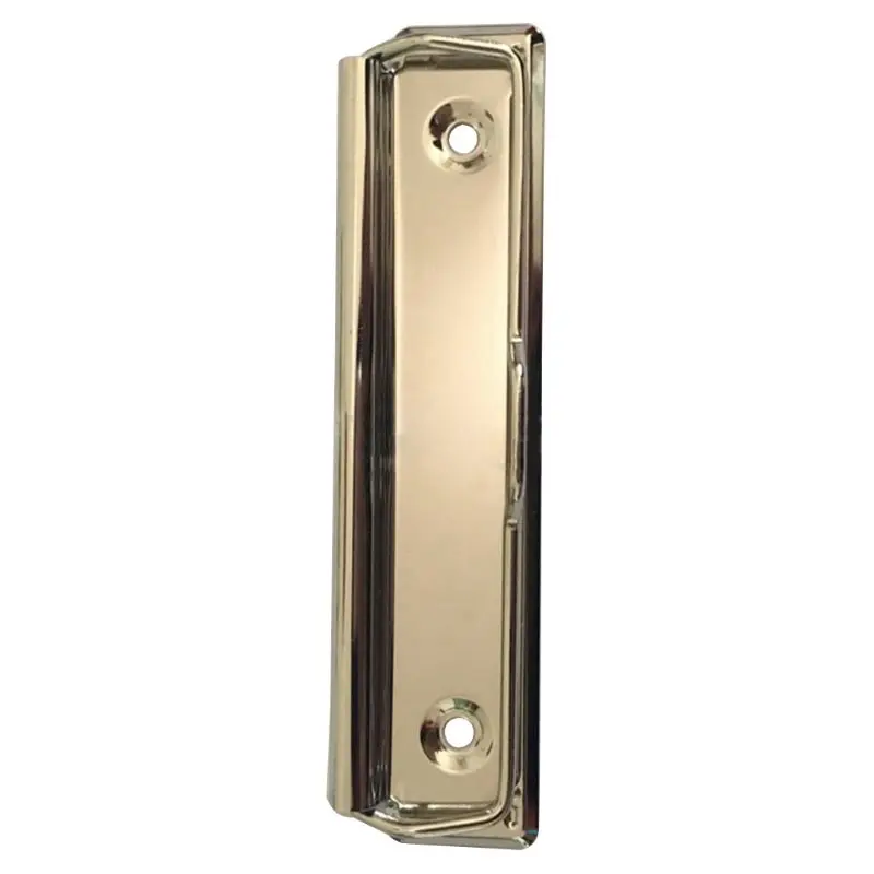 

Q1QA Mountable Metal Clipboard Clips Spring Loaded Surface Mount Handle with Rubber Feet Hardboard Clamps Office Supplies