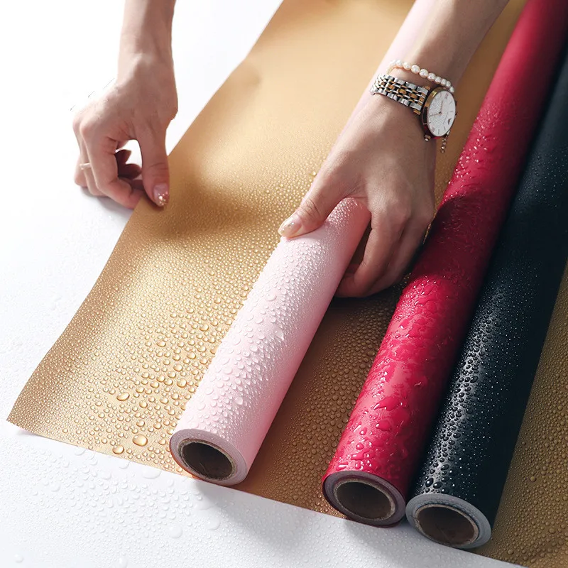 

60cmx10yards Roll Gold Paper Florist Bouquet Gift Wrapping Paper for Party Wedding Deco Handmade Diy Flower Packaging Material
