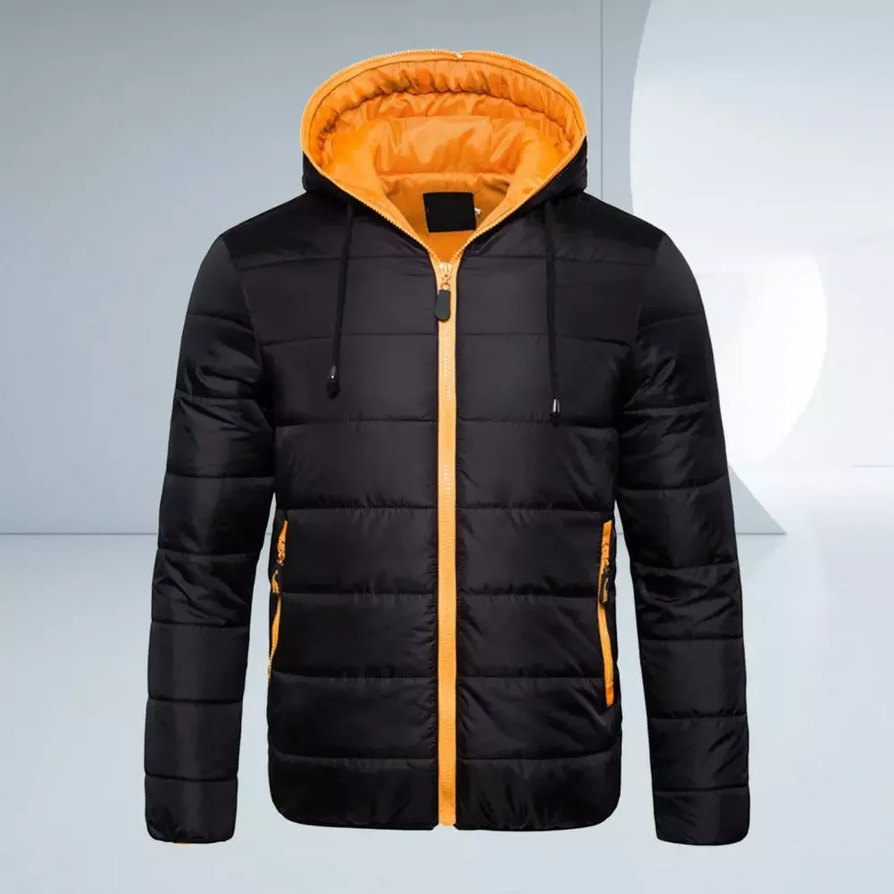 New2022 Warm All Match Solid Color Long Sleeve Extra Warm Men Jacket for Adult