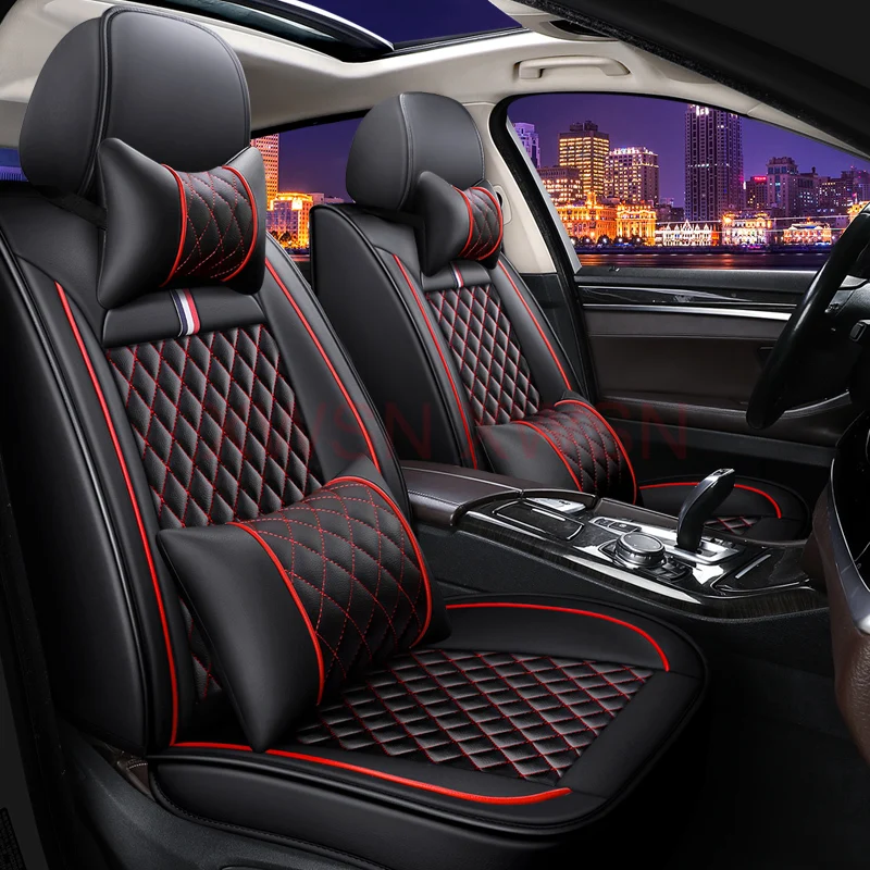 

Universal Car Seat Cover for NISSAN All Models Qashqai Juke Leaf Armada Altima Cube Dualis Tiida Bluebird Interior Accessories