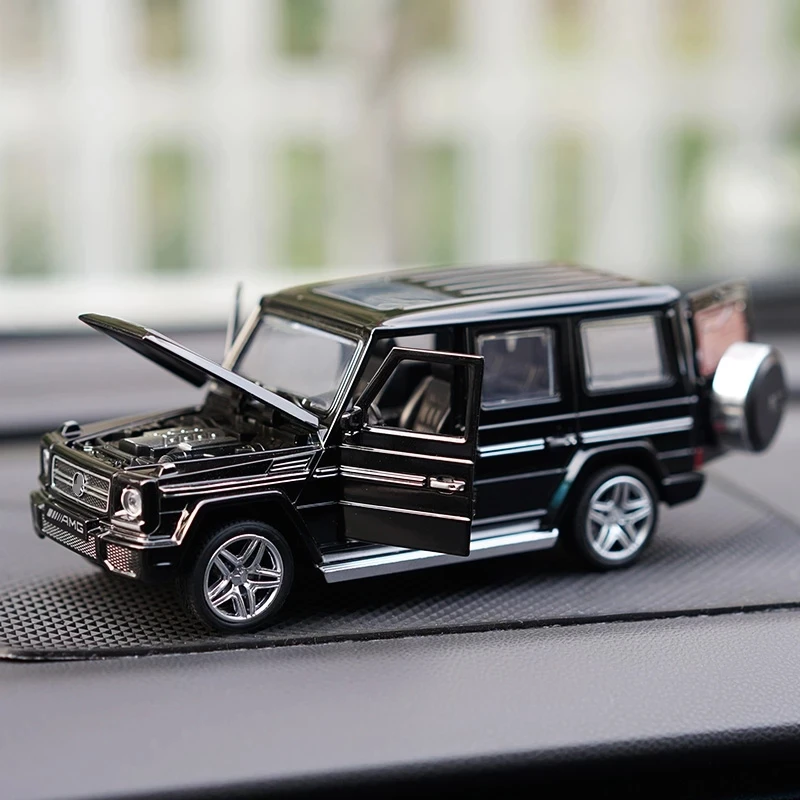 1:32 литая модель автомобиля из сплава внедорожника для детей задний звук свет