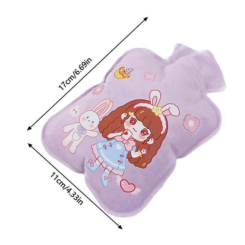 Грелки для живота резиновая сумка бутылки с горячей водой милый мультяшный