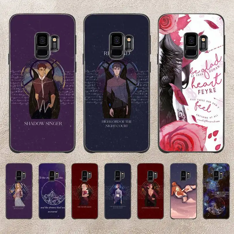 

A Court Of Mist And Fury Sarah J Maas Phone Case For Samsung Note 8 9 10 20 Note10Pro 10lite 20ultra M20 M51 Funda Case