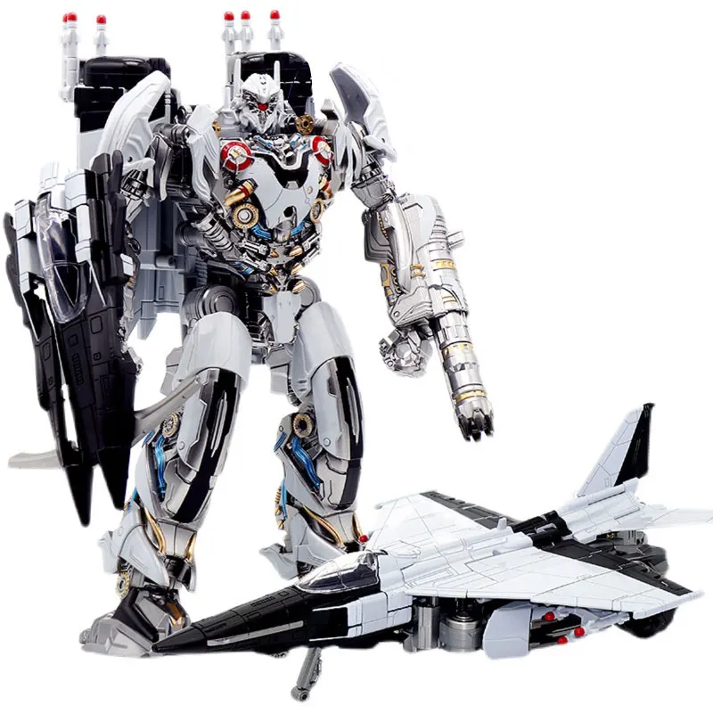 

BMB LS01 LS-01 Oversize Transformation Robot 27cm Alloy Black Mamba TF Nitro Zeus Plane Film Anime Action Figure Model Toys Gift