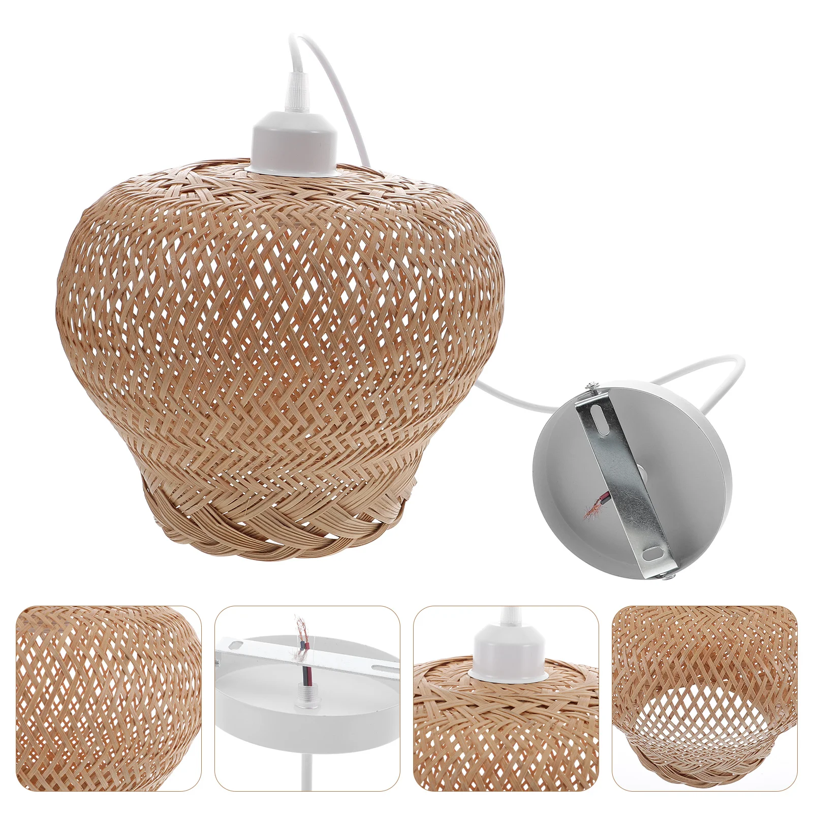 

Креативный пасторальный потолочный светильник бамбуковая Подвесная лампа Light