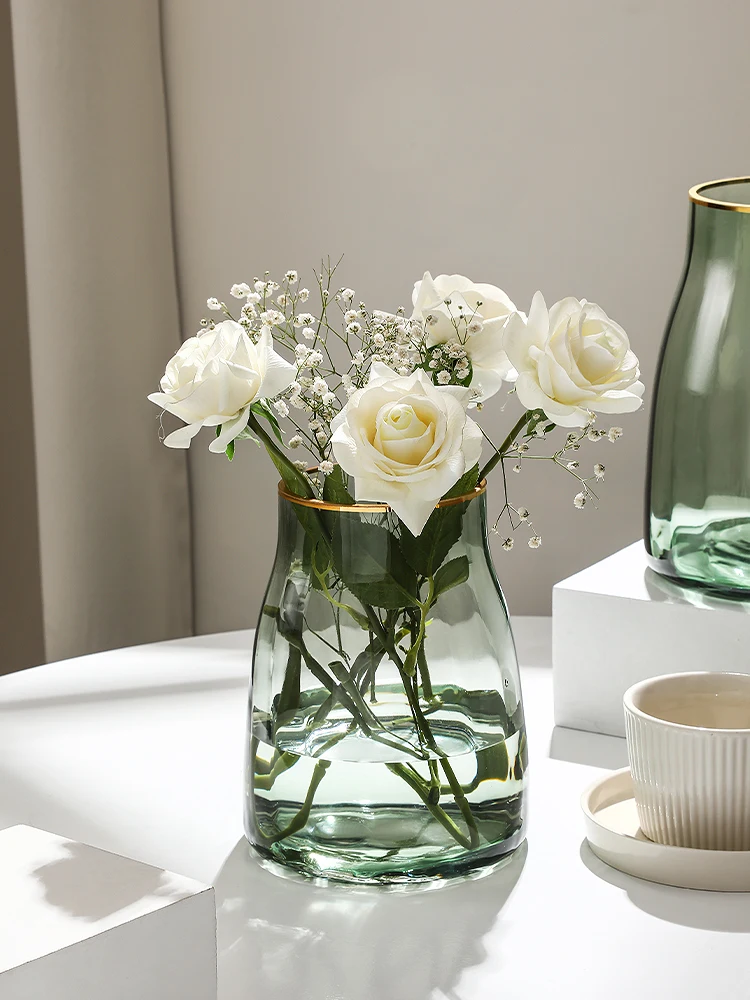 High-Grade Light Luxury Vase Decoration Living Room Suitable for Dining Table Arrange Flower Arrangements Dried Flower Exquisite