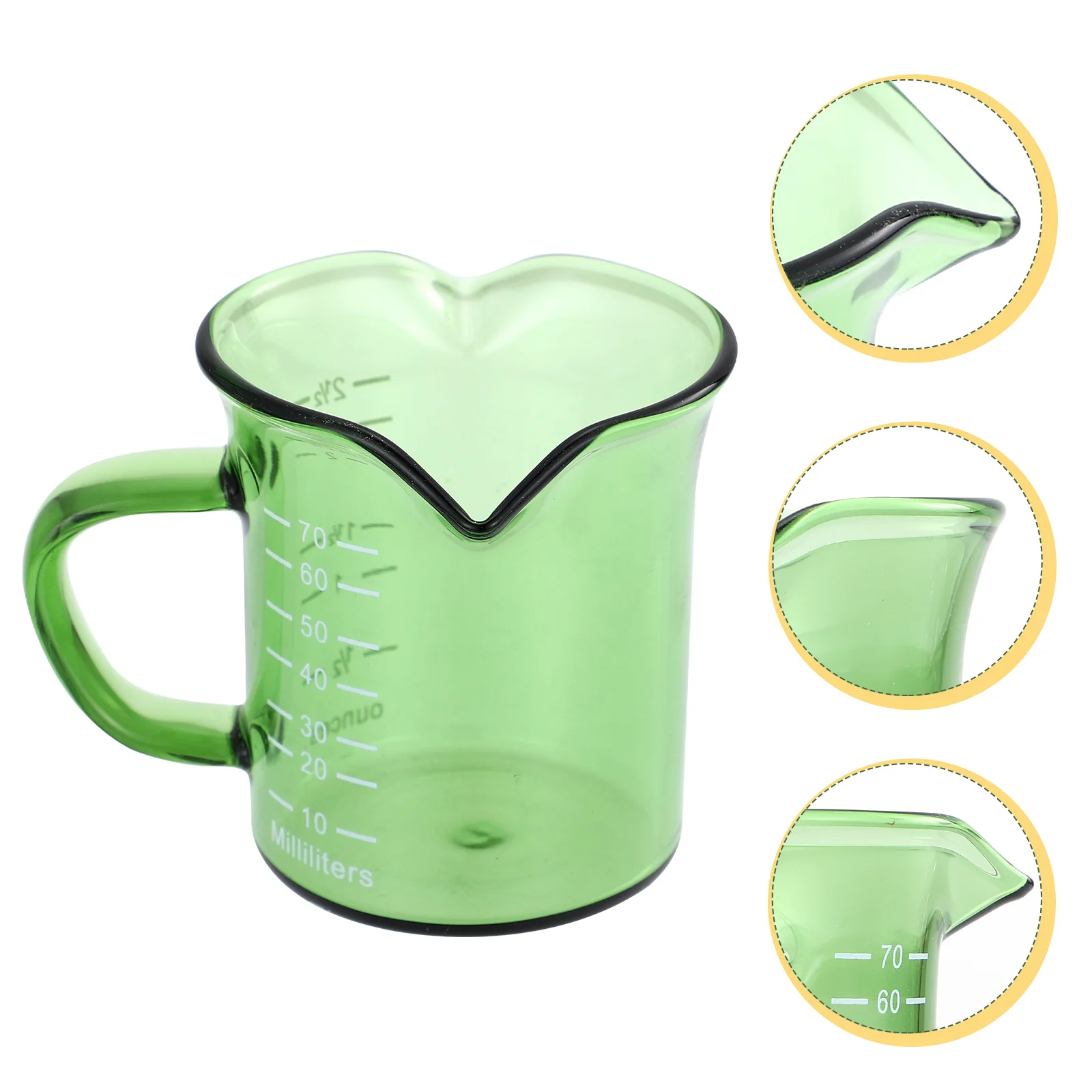 

Measuring Cup Pitcher Espresso Cups Coffee Shot Creamer Mom Mug Beaker Liquid Clear Measure Spout Jug Sauce Pourer Scale Spouts