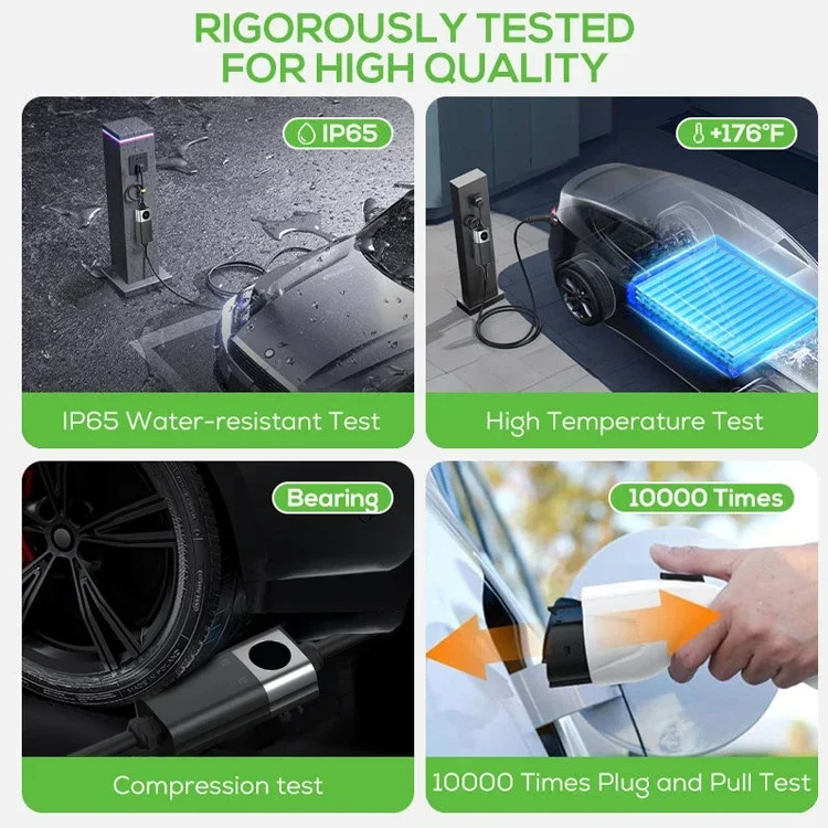 Новое поступление Зарядное устройство для электромобилей Type2 7 кВт 32a Gbt Type1 16a 11 22