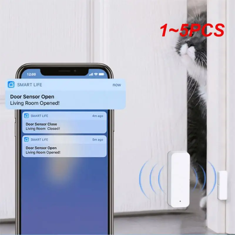 

1~5PCS CoRui Tuya ZigBee Door Sensor Intelligent Window Magnetic Detector Intelligent Linkage Door Magnetic Wireless Door Window