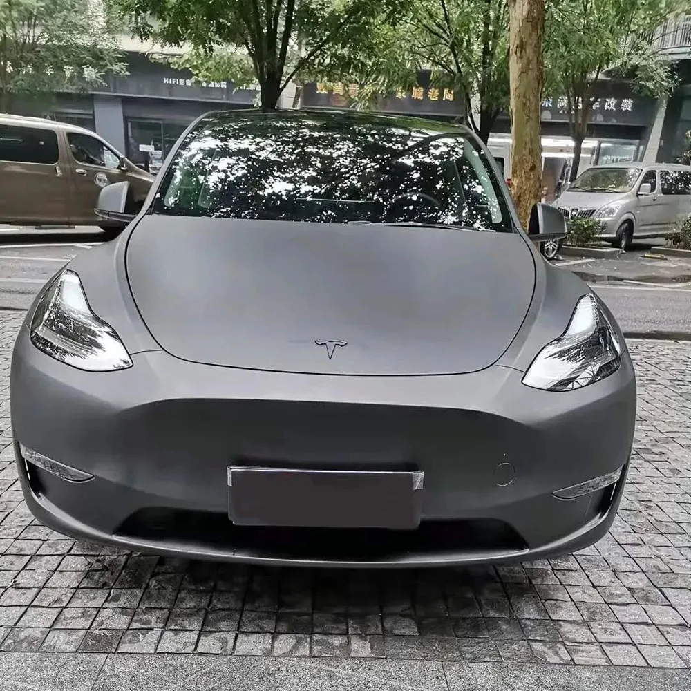 ПЭТ-лайнер Шлифовальная черная защитная пленка Ультраматовая автомобильная