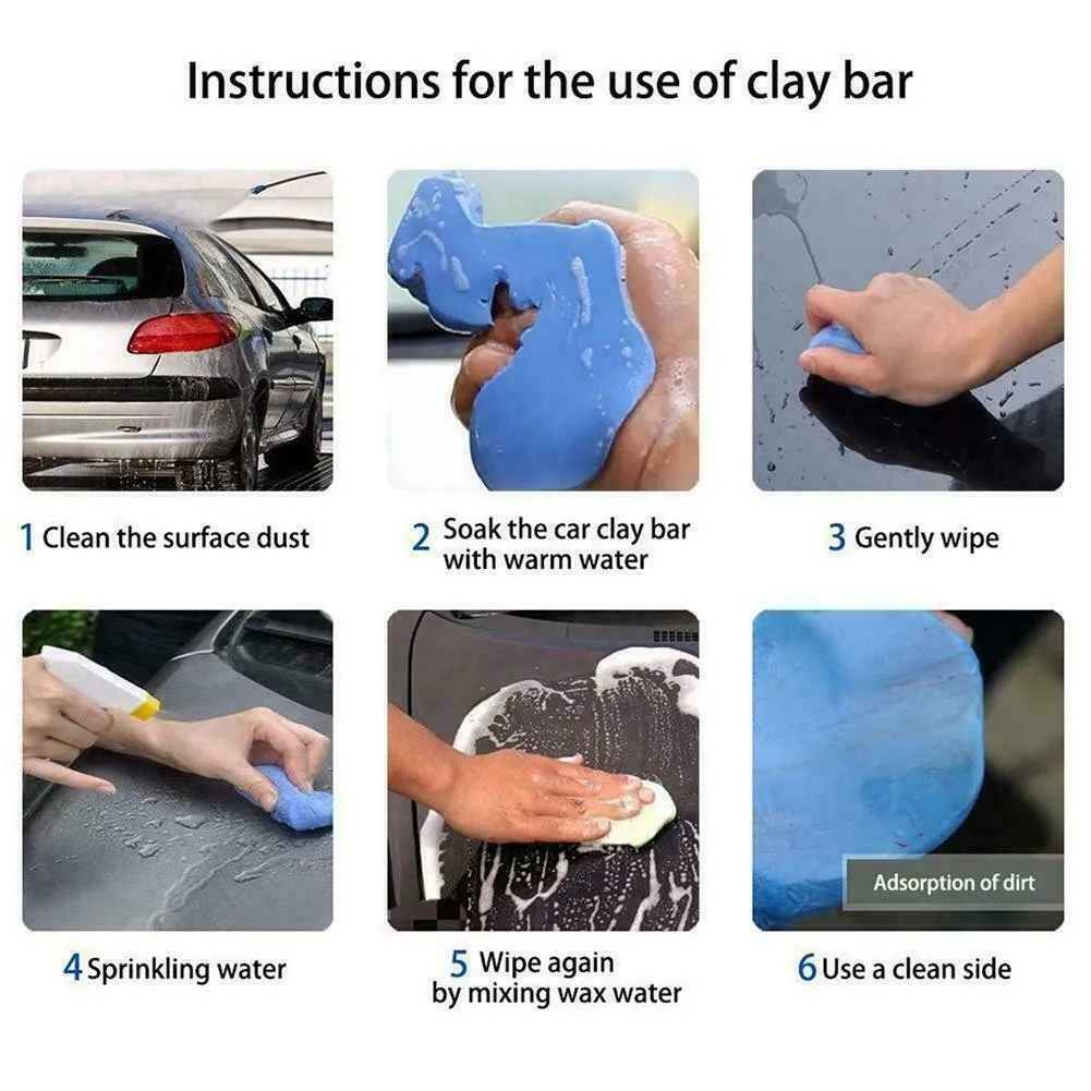 

Universal Clean Clay Iron Scurf Truck Wash 100g 1PC Bar For Native Oxide