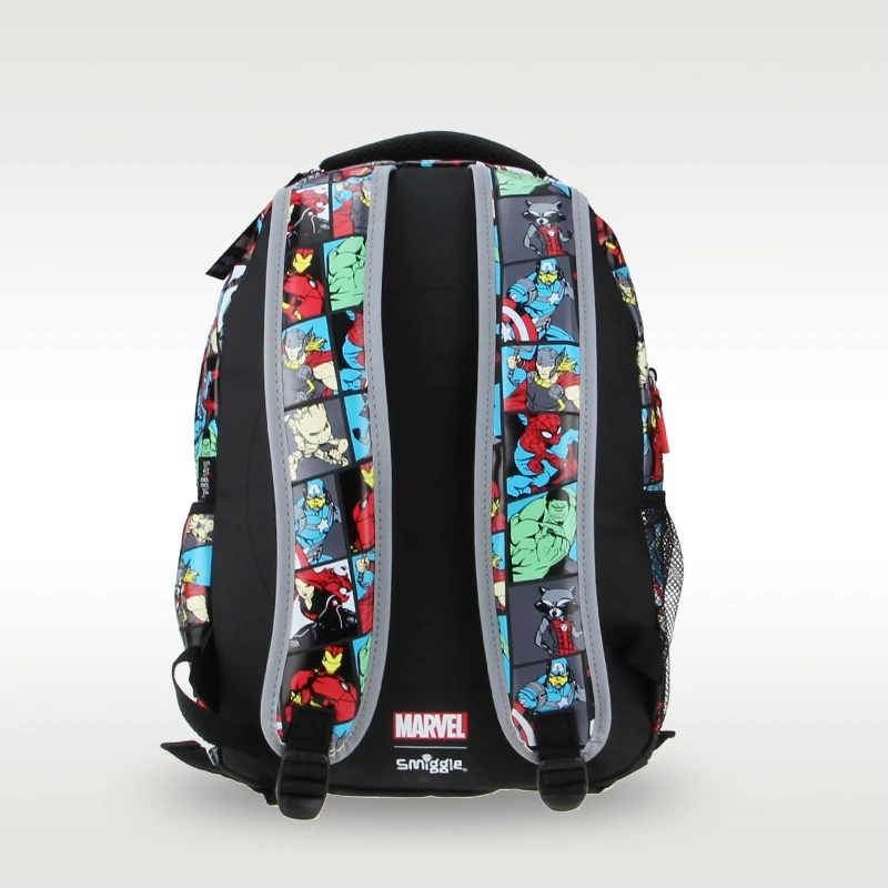 Australian Original Smiggle Spider Schoolbag Children's Backpack Boys Kids Waterproof PU Bag 7-12 Years 16 Inches