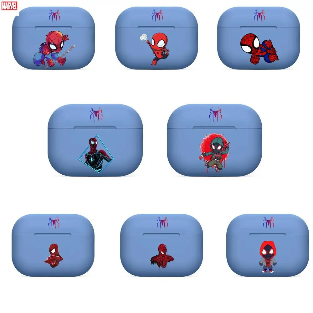 

Marvel Spiderman Earphone Cover For Airpods 1 2 3 Pro Wireless Bluetooth Headphone Case For Airpods Pro 1 / 2 / 3 Case blue