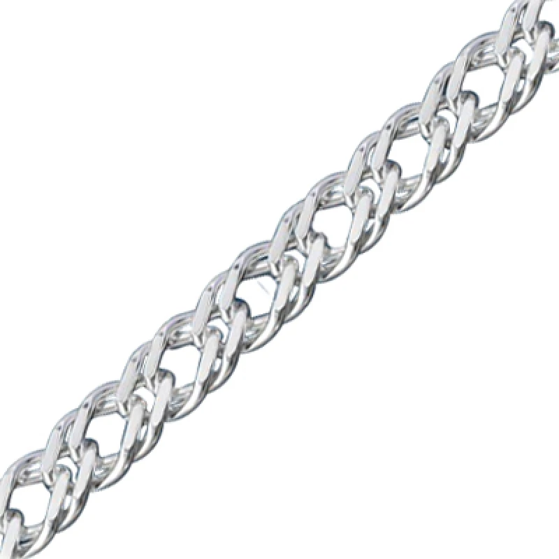 

Silver 925 Sterling 100 Micron Rombo Chain Necklace