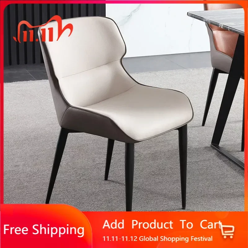 

Unique Aesthetic Dining Chairs Accent Modern Makeup Events Dining Chair Luxury Coffee Chaises De Salon Home Furniture WJ45XP