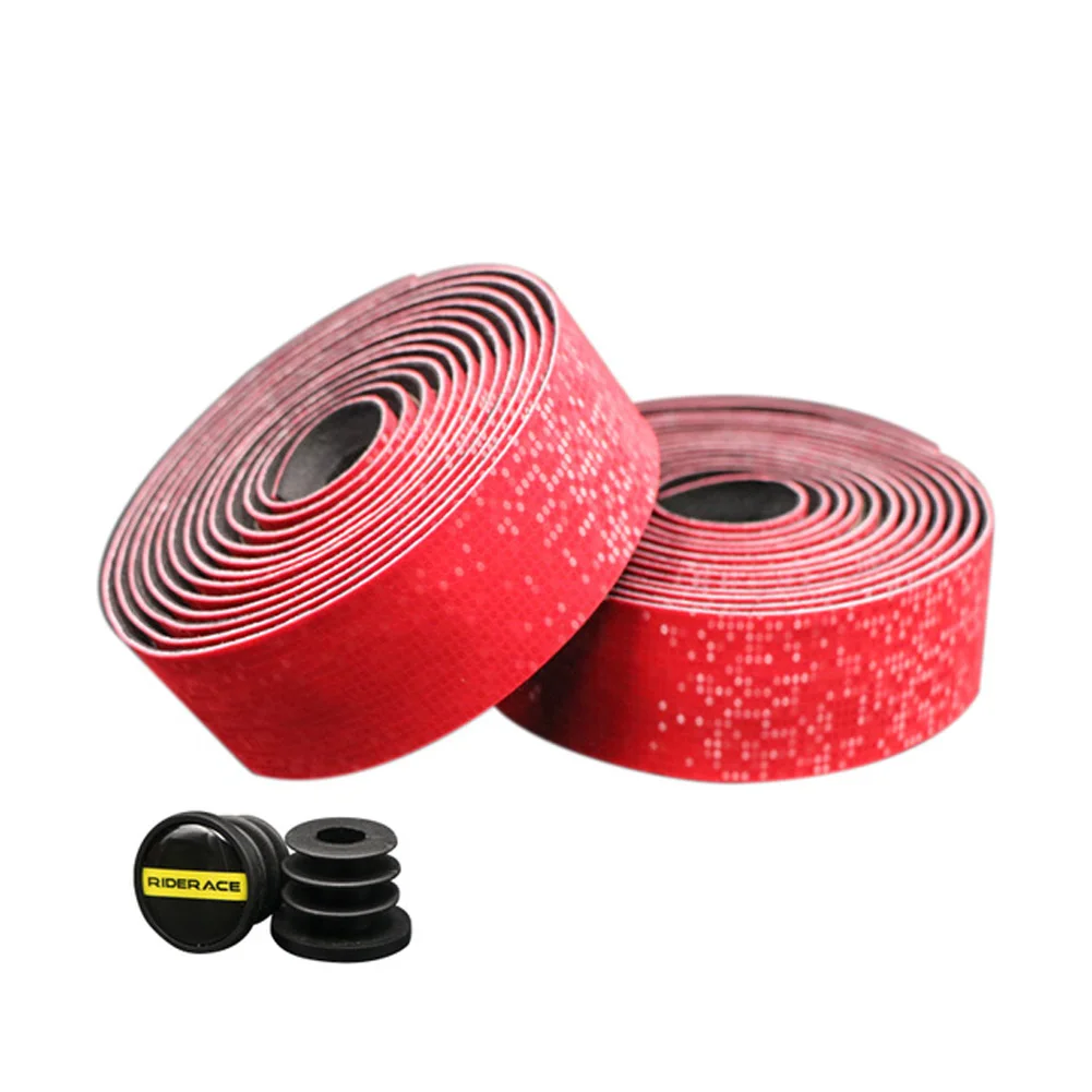 

1 Pair Bicycle Handlebar Tape Belt PU Road Bike Handlebar Straps Strap Non-Slip Grip Wrap Anti-skid Shock-absorbing Racing Belt