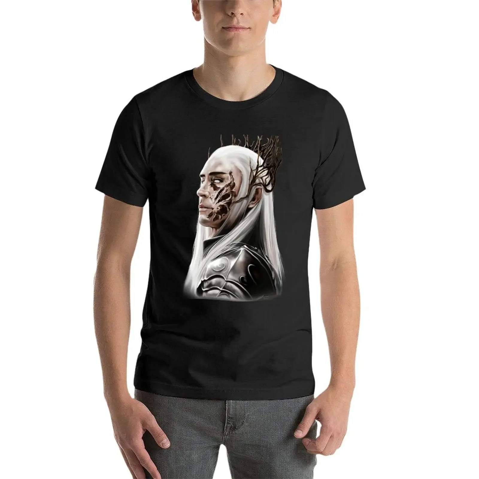 King Thranduil - футболка с прозрачным фоном футболки рисунком рэпера простые мужские