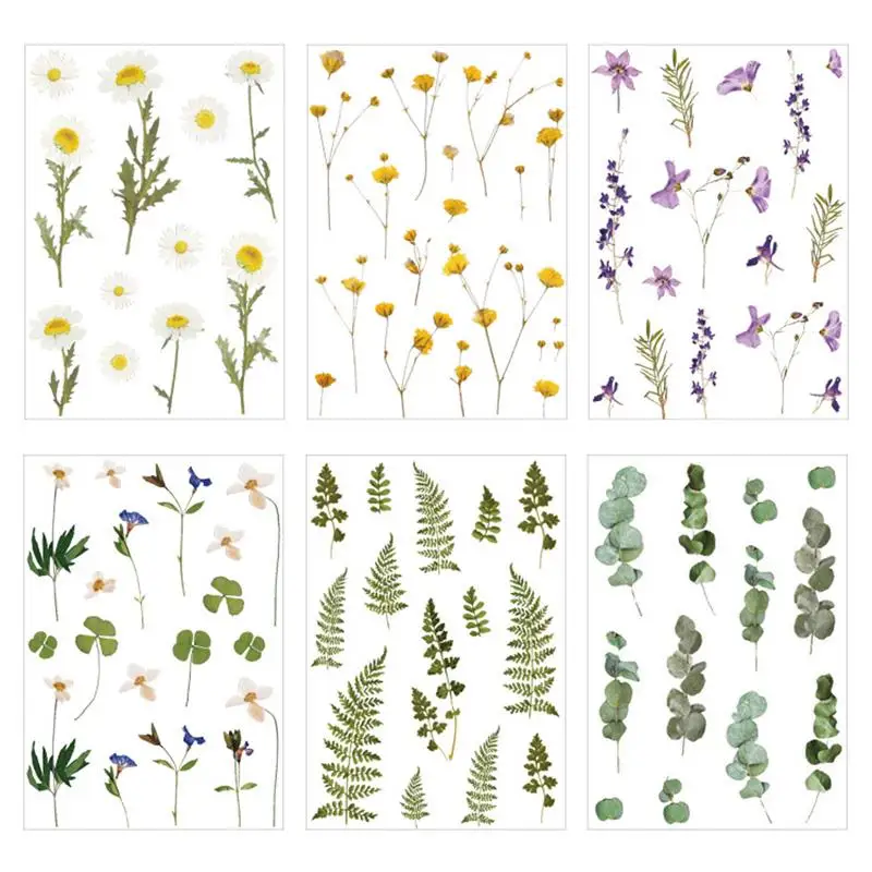 

Flowers Stickers Epoxy Resin Filling DIY Resin Silicone Mold Decoration UV Epoxy Filler Flowers Daisy Maple Leaf Clover Stickers