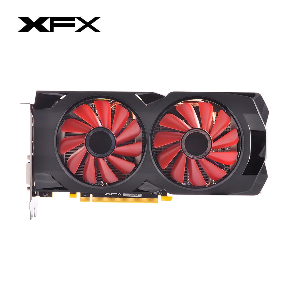 XFX Radeon RX480 4GB Graphics Cards GDDR5 256bit Gaming Video Card DirectX 12 Desktop Computer GPU DVI-D/HDMI/DP(RX470/RX590) |