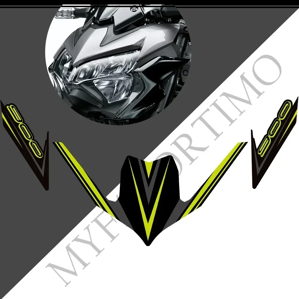 Фото Для Kawasaki Z900 Z900 2015-2021 мотоциклетный передний обтекатель, наклейки на крыло, наклейки №4