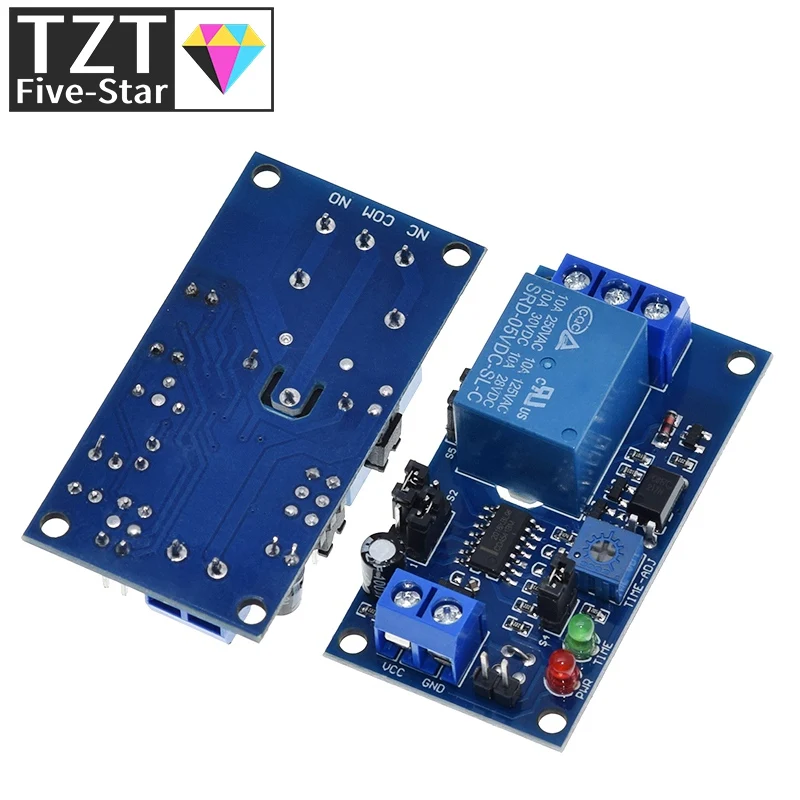 Релейный модуль времени постоянного тока 5 В 12 реле с нормальной задержкой