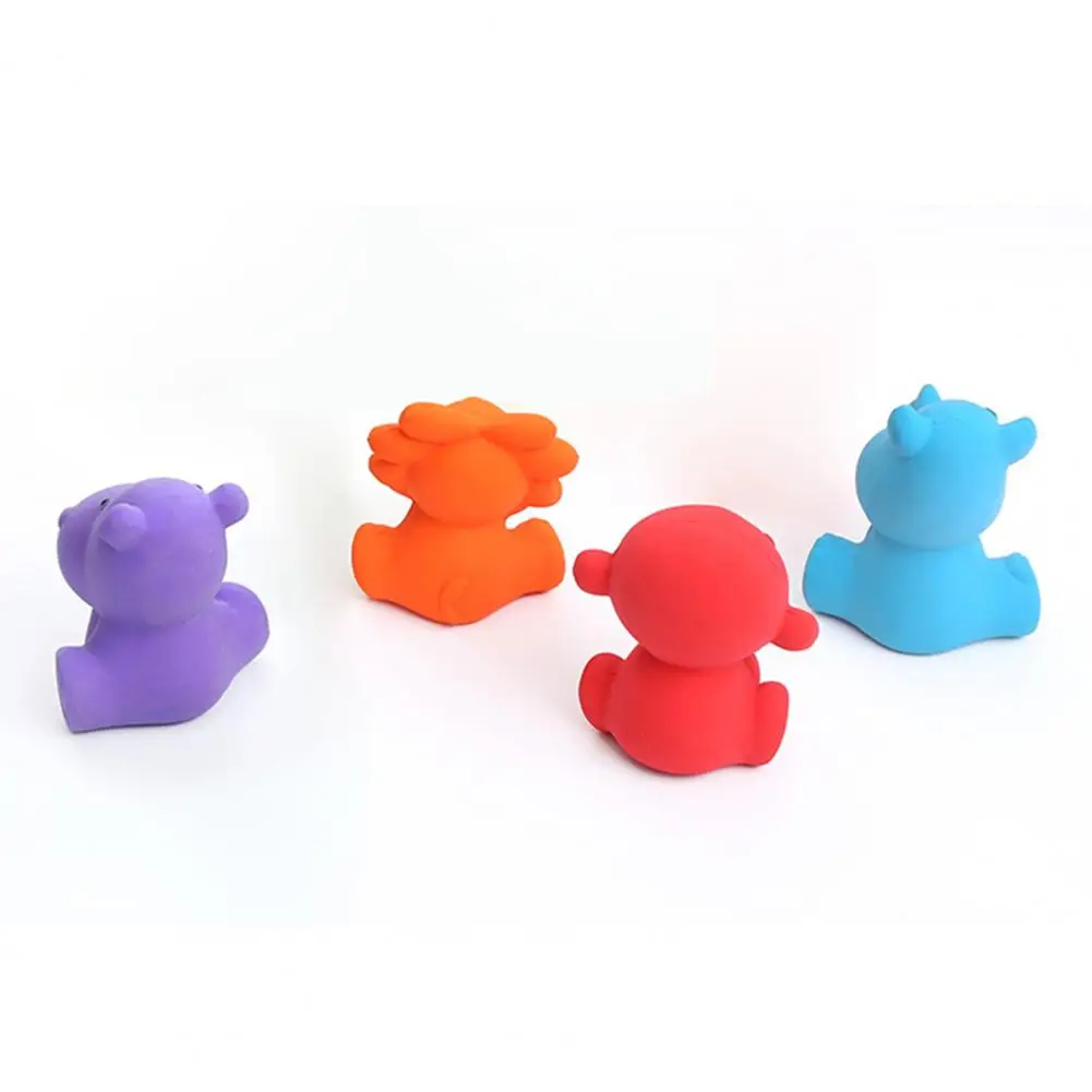 

Practical Dog Grinding Toy Safe Latex Cartoon Animal Shape Puppy Sound Toy Pet Accessories Dog Chew Toy for Training