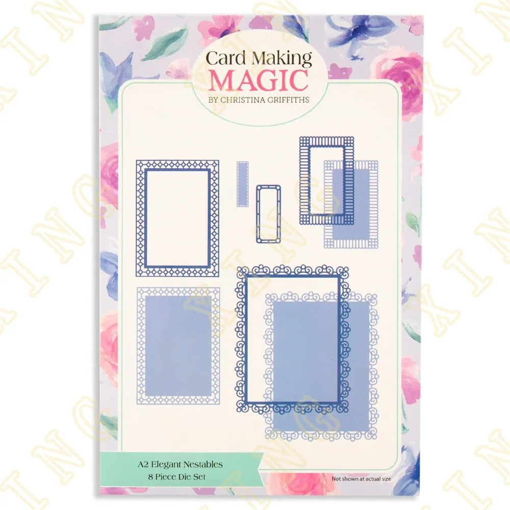

A2 Elcgant Nestables Dies Scrapbooking Metal Cutting Dies Craft Embossing Make Paper Greeting Card Making Template Diy Handmade