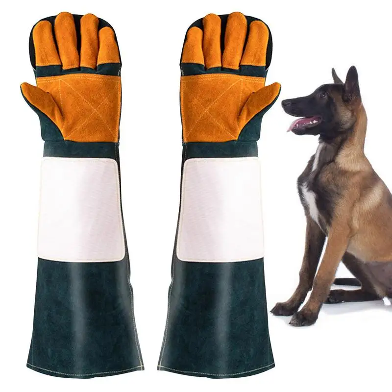 

Animal Handling Gloves Build Trust And Protect Your Hands Cat Grooming Gloves Bite Proof Animal Gloves For Cat Dog Bird Falcon