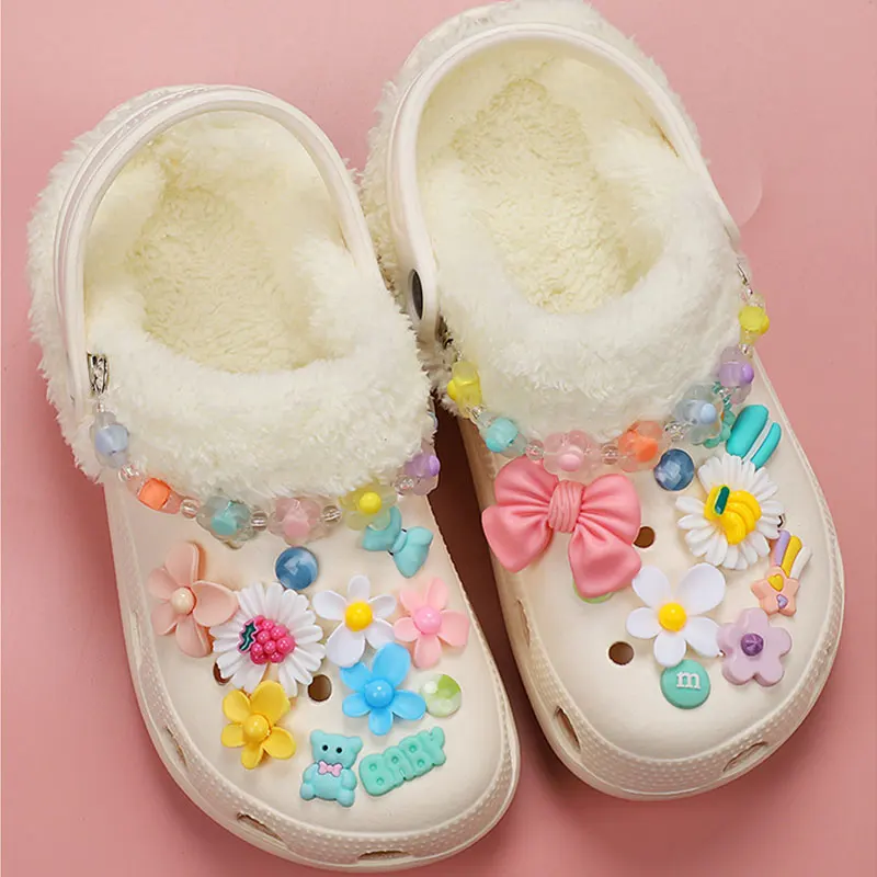 Новинка 2021 г. украшение для обуви стразы 1 комплект цепочки в виде фруктов и