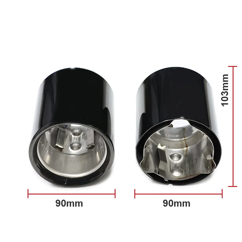 2 шт./лот накладка на выхлопную трубу автомобиля для BMW X2 F39 16d 18d 18dX 18i 20d 20dX 20i 20iX 25dX 25i