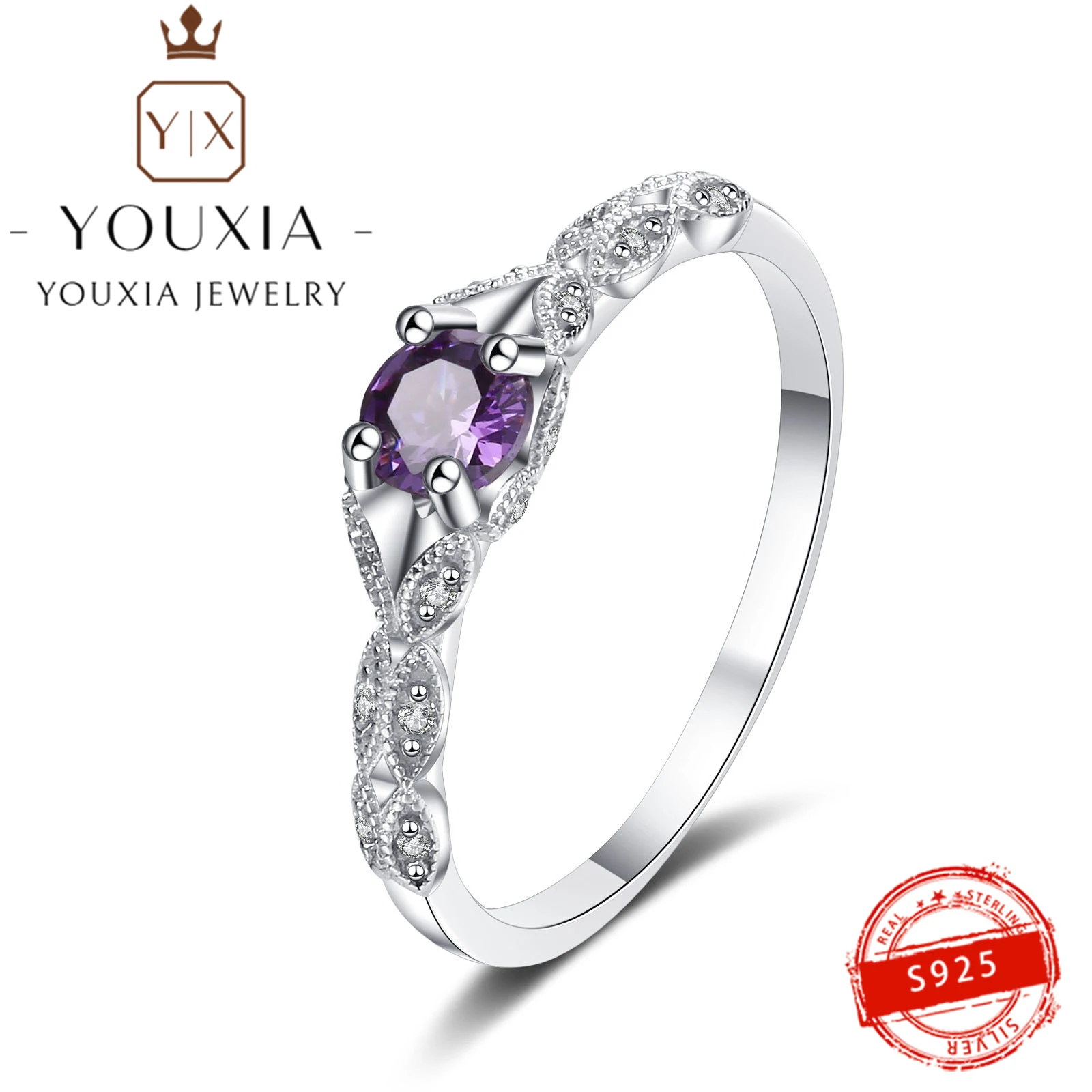 

Модное Элегантное женское ювелирное изделие 1:1 S925 кольцо 9 2 5 Мистик огонь Радуга камни кольца Свадебные Ювелирные изделия Подарки для вечер...