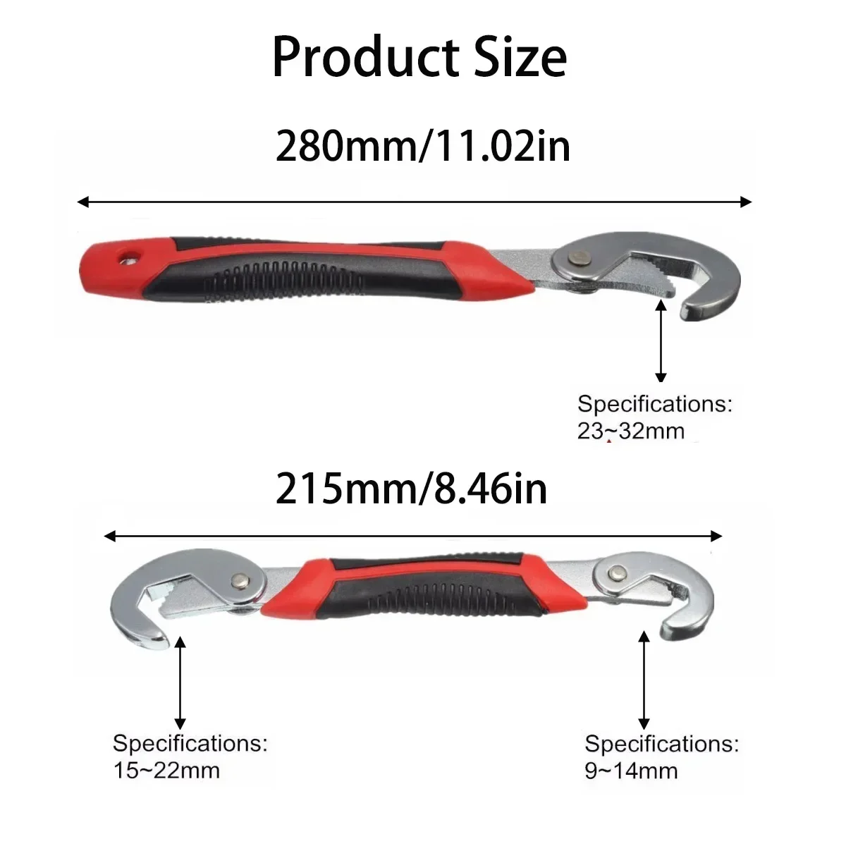 Универсальный набор гаечных ключей 9-32 мм многофункциональный регулируемый