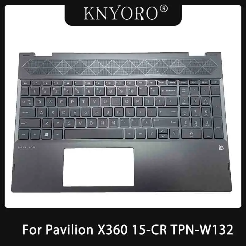 

NEW Laptop US Layout Backlit Keyboard For HP Pavilion X360 15-CR TPN-W132 Palmrest Cover Upper Housing Case C Shell L20848-001