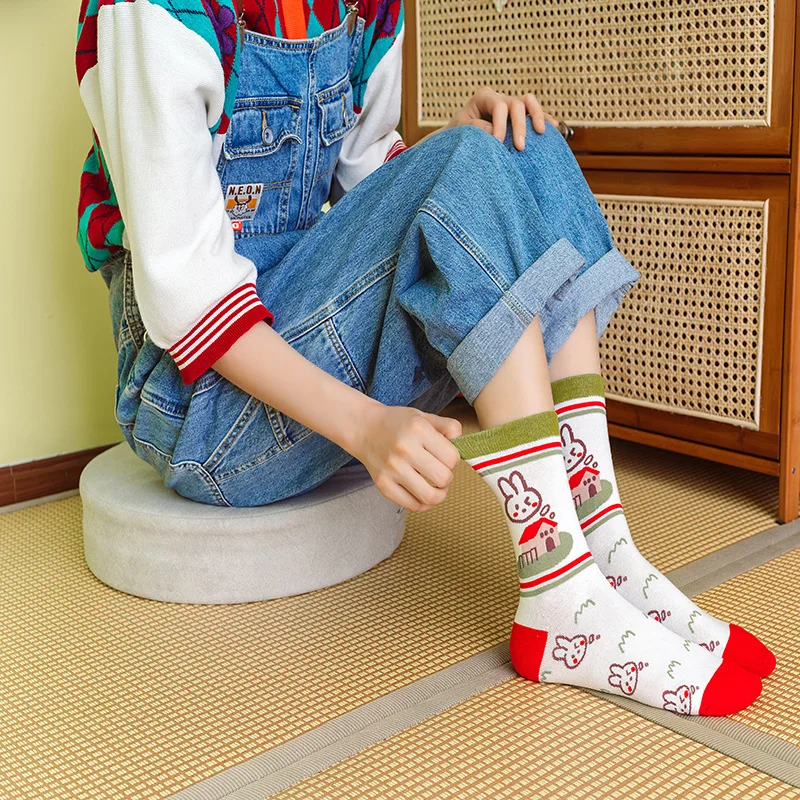 Персонализированные Хлопковые женские носки дешевые товары с бесплатной